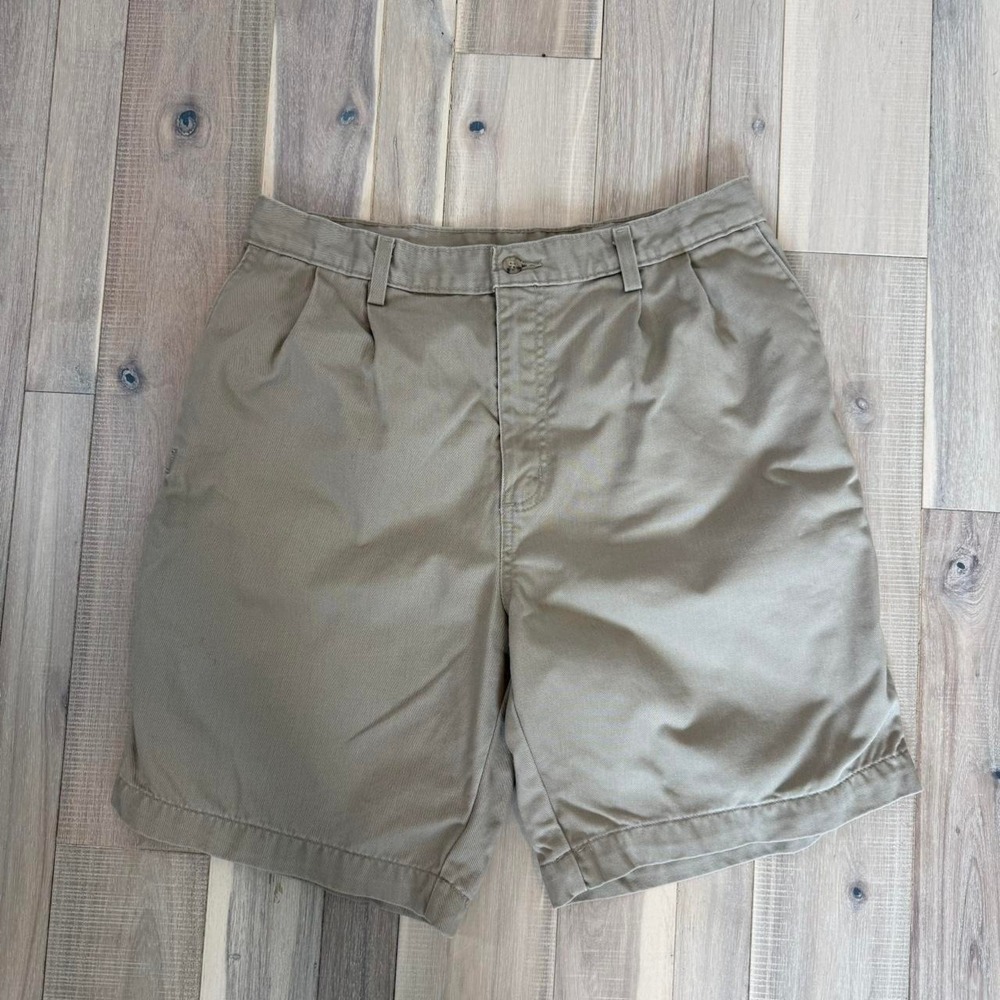 Baggy Carhartt khaki pleated shorts, shorts Size 34"